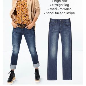 Cabi Tuxedo High Stripe